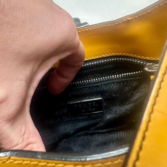Prada Yellow Shoulder Bag - Picture 7 of 7